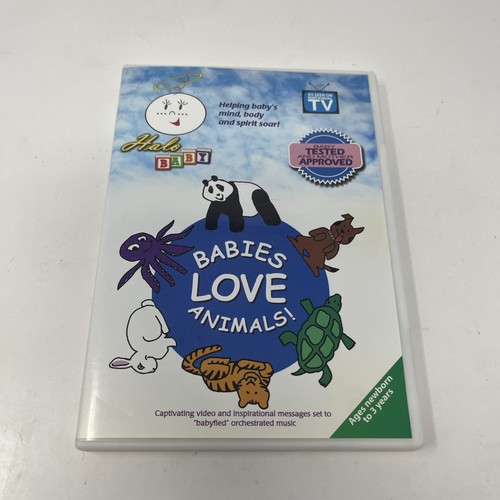 Babies love animals - love, halo