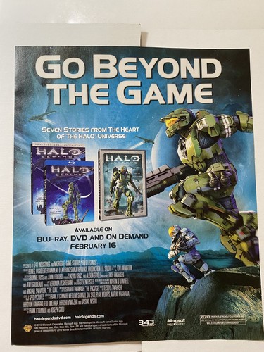 Halo legends blu ray - dvd, 2010