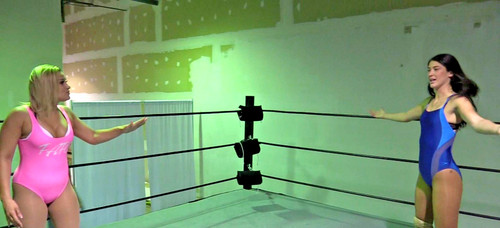 Female wrestling pro ring - female,
