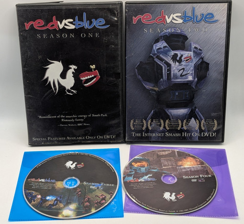 Red blue season dvd lot - season, 1-4